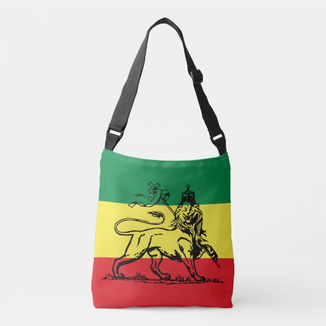 Haile Selassie - Lion of Judah - Reggae Roots Bag Axelväska (Framsida)