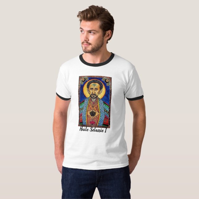 Haile Selassie mig Tshirt Tröja (Hel framsida)