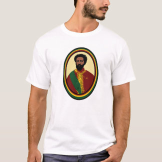 Haile Selassie Rasta Reggae Etiopien Jamaica T-shirt