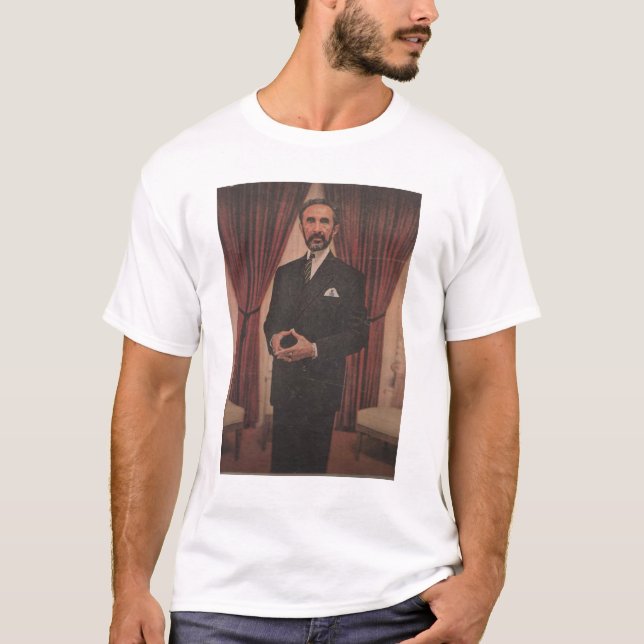 Haile Selassie royalT-tröja T-shirt (Framsida)