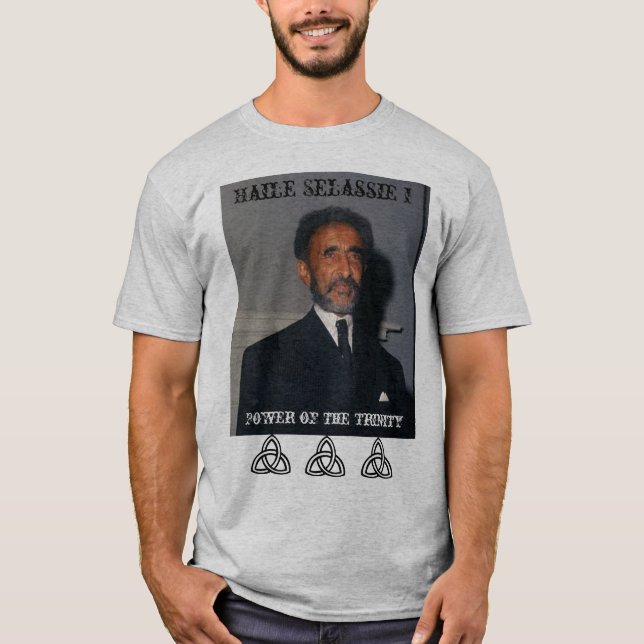 Haile Selassie som jag driver av trinityen T Shirt (Framsida)