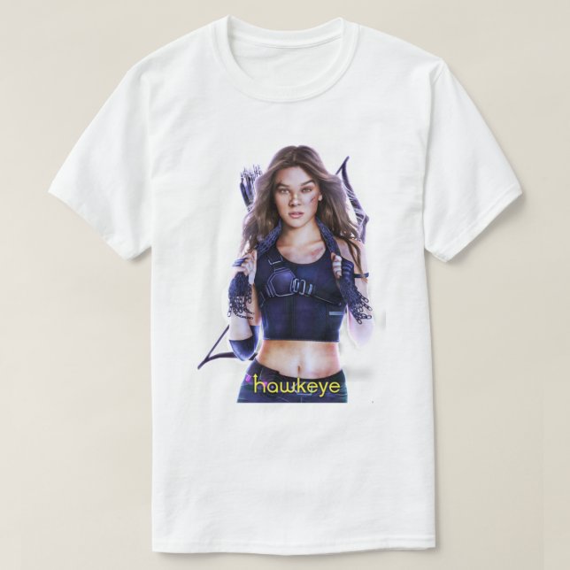 Hailee Steinfeld Hawk Öga T Shirt (Design framsida)