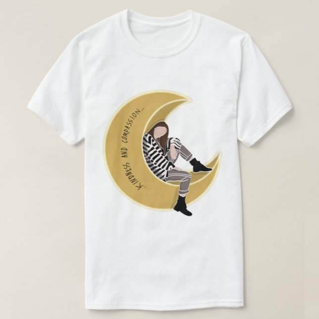 Hailee Steinfeld X Måne-samlingen T Shirt (Design framsida)