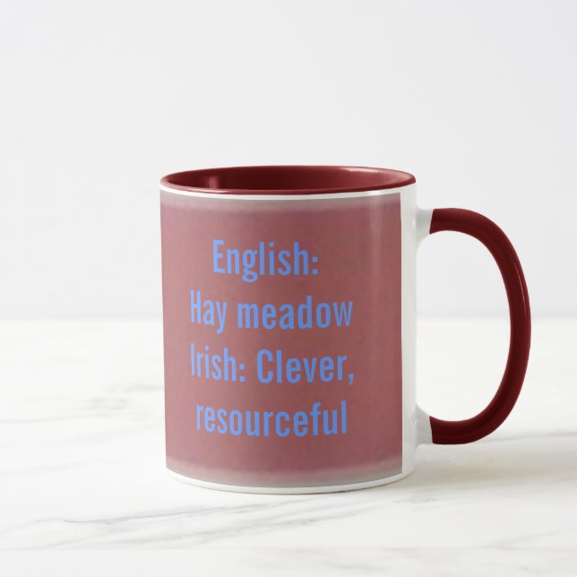 Hailey Betydelse och Namn Ursprung Mugg (Höger)