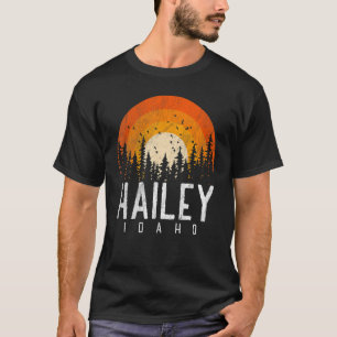 Hailey Idaho ID Retro Stil Vintage 70 s 90-tal T Shirt