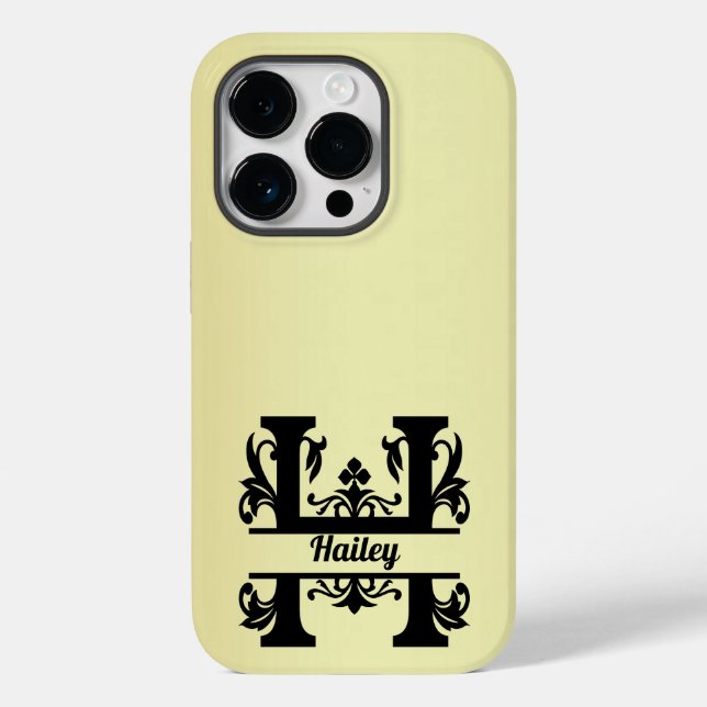 Haileys sönderdelade Monogram Fodral-Mate iphone c (Baksida)