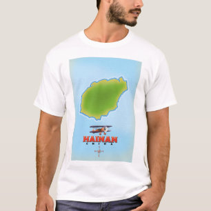 Hainan China karta T Shirt