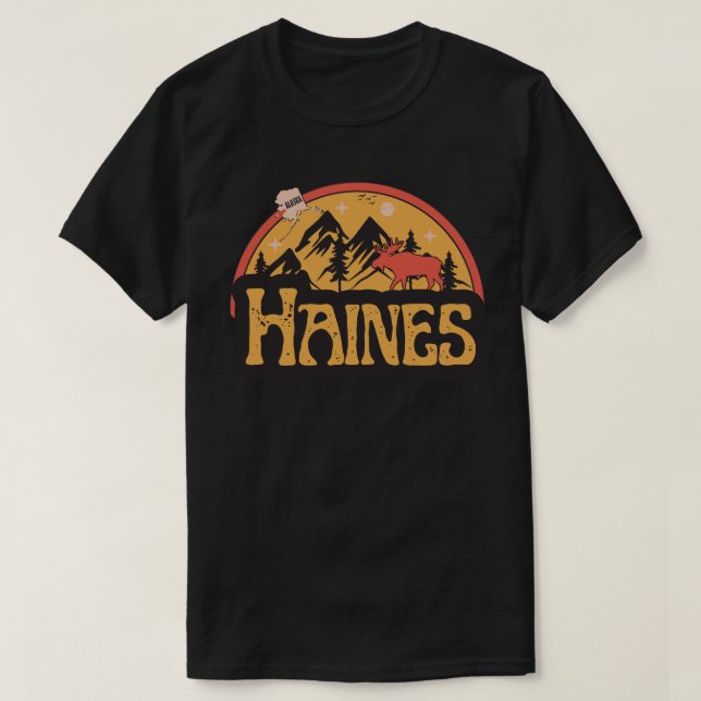 Haines, Alaska-Shirt T-Shirt (Design framsida)