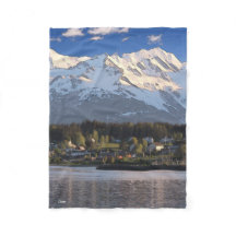 Haines, Alaska - Small Fleece Blanket