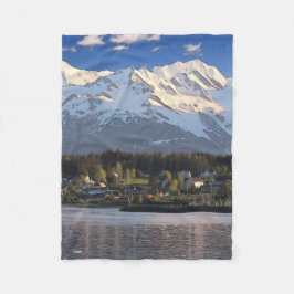 Haines, Alaska - Small Fleece Blanket