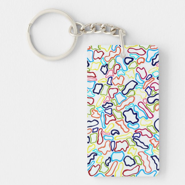 Hair Bands Acrylic Keychain Nyckelring (Framsidan)