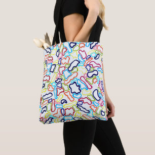 Hair Bands Tote Bag Tygkasse