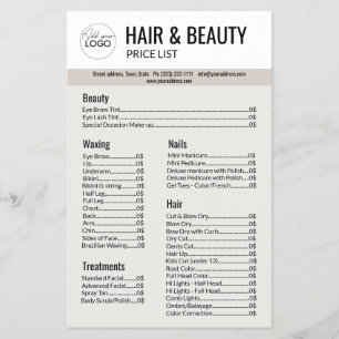 Hair Beauty Body Vax ManicuURE Pedicure Grått Gråt Flygblad