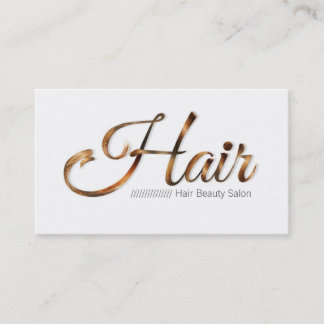 Hair Beauty Salon Hairdresser Visitkort