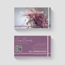 Hair Blown Hair Stylist, Salon Affärskort Visitkort
