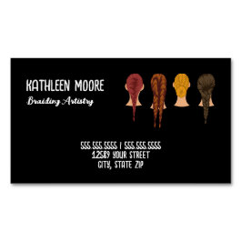 Hair Braider Magnetiska Visitkort