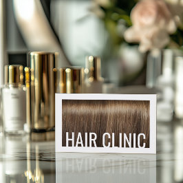 Hair Care Shiny & Silky Brown Hair Trendig Visitkort