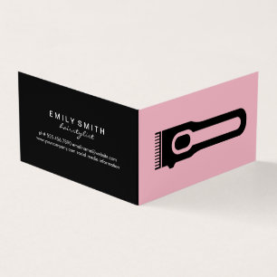 Hair Clipper Barber Affärskortet Hair Stylist Visitkort