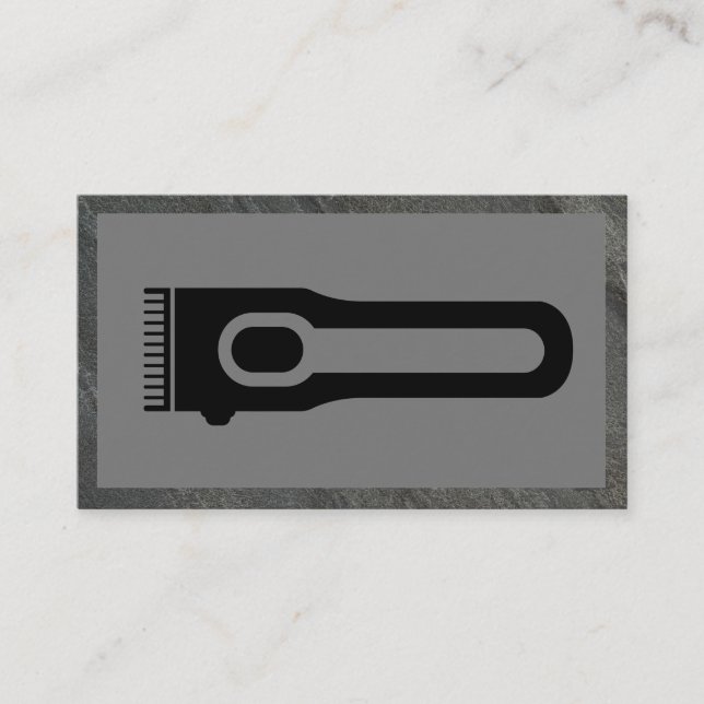 Hair Clipper | Barber | Slate Ram Visitkort (Framsida)