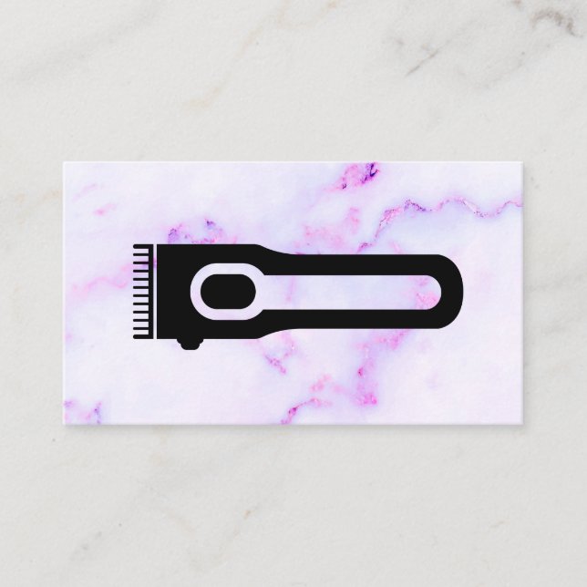 Hair Clippers | Marble Visitkort (Framsida)