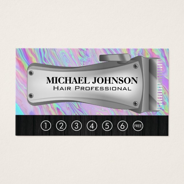 Hair Clippers | Slå kort | Iridescent (Framsidan)