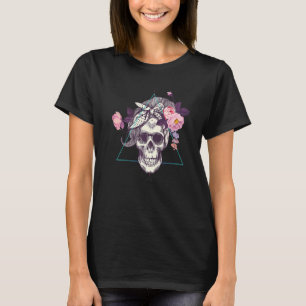 Hair Day Skull-huvuden Grunge Punk Metall T Shirt