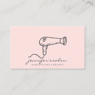 Hair Dresser  rosa salon Visitkort
