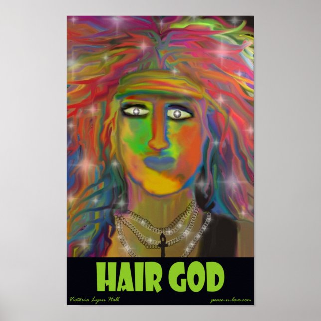Hair God Art Poster (Framsidan)