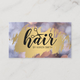 HAIR/Guld Brushed/Boke Visitkort