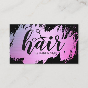 HAIR/Guld Brushed (Glamor) Visitkort