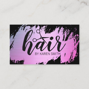 HAIR/Guld Brushed (Glamor) Visitkort