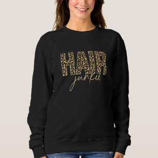 Hair Junkie Leopard Hair Hairdresser Hairstylist T Shirt