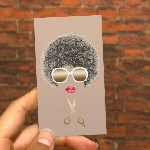 Hair & Makeup Artist Natural Hair Salon Visitkort
