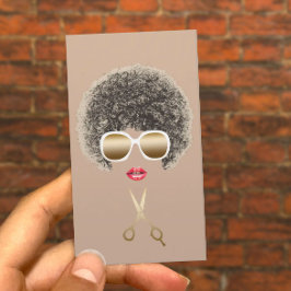 Hair & Makeup Artist Natural Hair Salon Visitkort