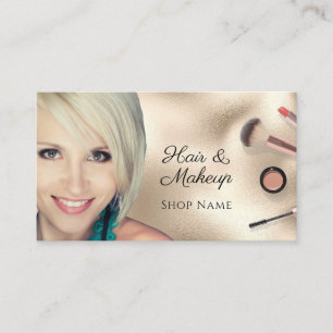 Hair & Makeup Artists, Photos, Guld, Vs 2 Visitkort