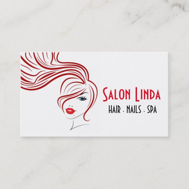Hair Nagel Salon & Spa Visitkort (Framsida)