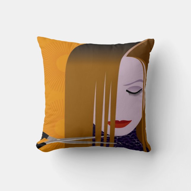 Hair och Beauty Pillow Kudde (Framsida)