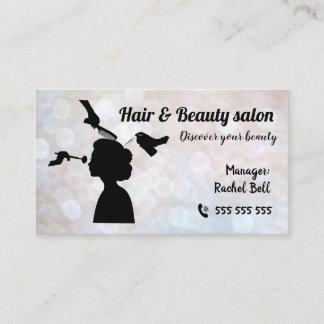 Hair och Beauty Salon BeSnyt Affärskort Visitkort