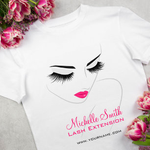 Hair och skönhet Lash Extension-firma Tee Shirt