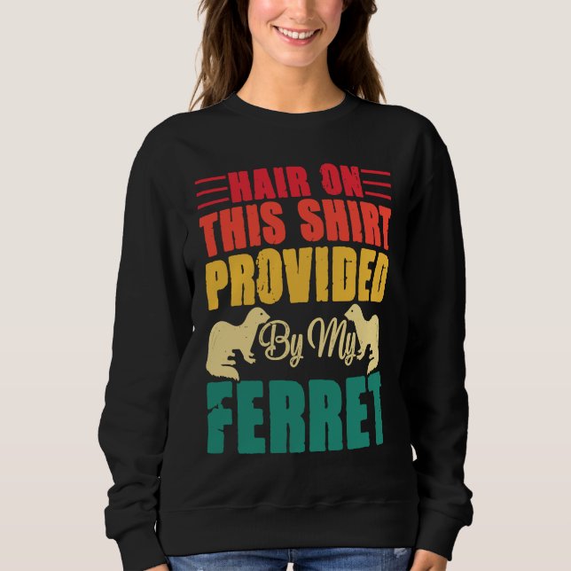 Hair on this  provided by my ferret t shirt (Framsida)