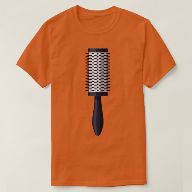 Hair Roller Brush T Shirt (Design framsida)