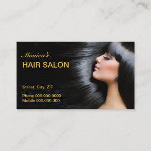 Hair Salon Affärskort Tidsbeställning Kort