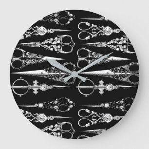 Hair Salon Beauty Salon Hairdresser Clock Stor Klocka
