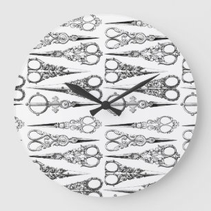 Hair Salon Beauty Salon Hairdresser Clock Stor Klocka