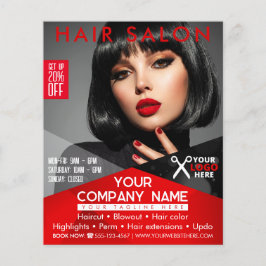 Hair Salon / Beauty Salon / Hairdresser Flygblad