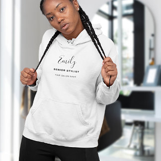 Hair Salon Business Namn Employee Job Title T Shirt
