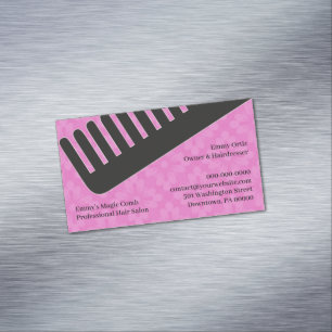 Hair Salon Dresser Magnetiska Visitkort