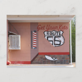 Hair Salon Mural på väg 66, New mexico Vykort