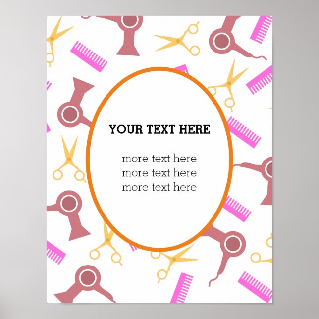 Hair Salon poster (Framsidan)