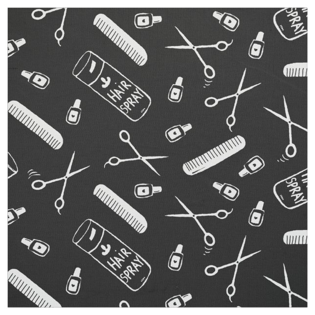 Hair Salon Scatter Tyg (Provkarta)